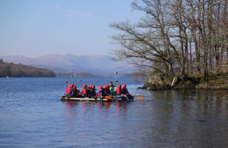 Raft Building on Windermere